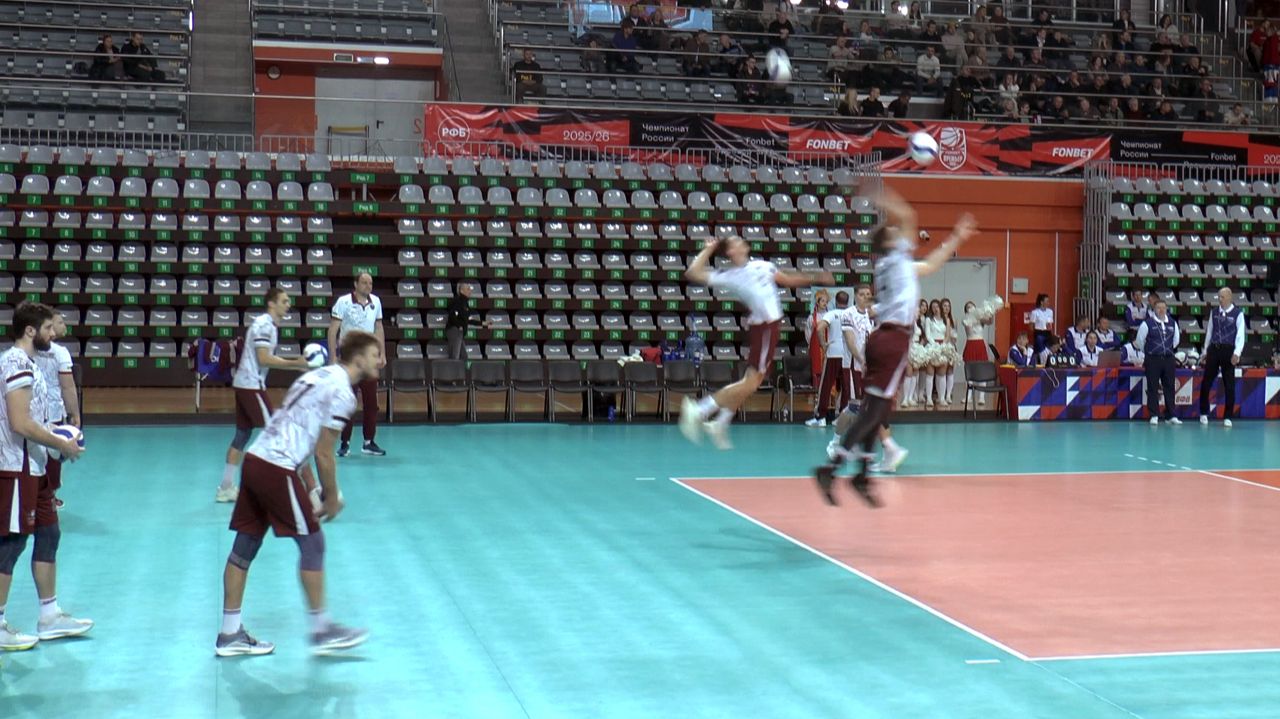 Волейбол. Подача. Разминка. "ВК "Текстильщик" (Ивановская область)