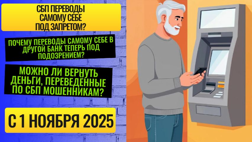 ⚠️ СБП больше не безопасен? Почему крупные переводы самому себе теперь под прицелом ЦБ