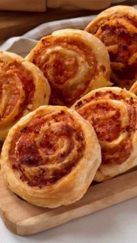 Пиццабоны с ветчиной и сыром🔥