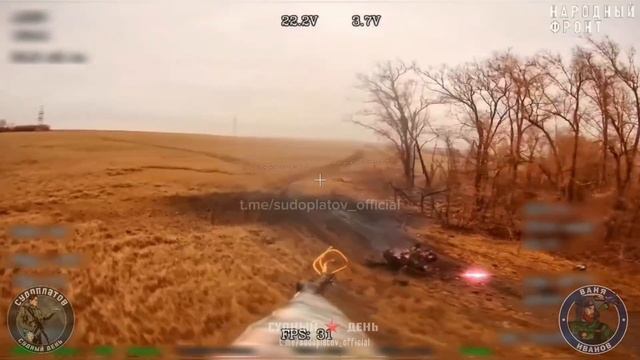 ❌Уничтожение французской САУ "Цезарь" северо-западнее Красноармейска (Покровска) испарение…🔽🔽🔽