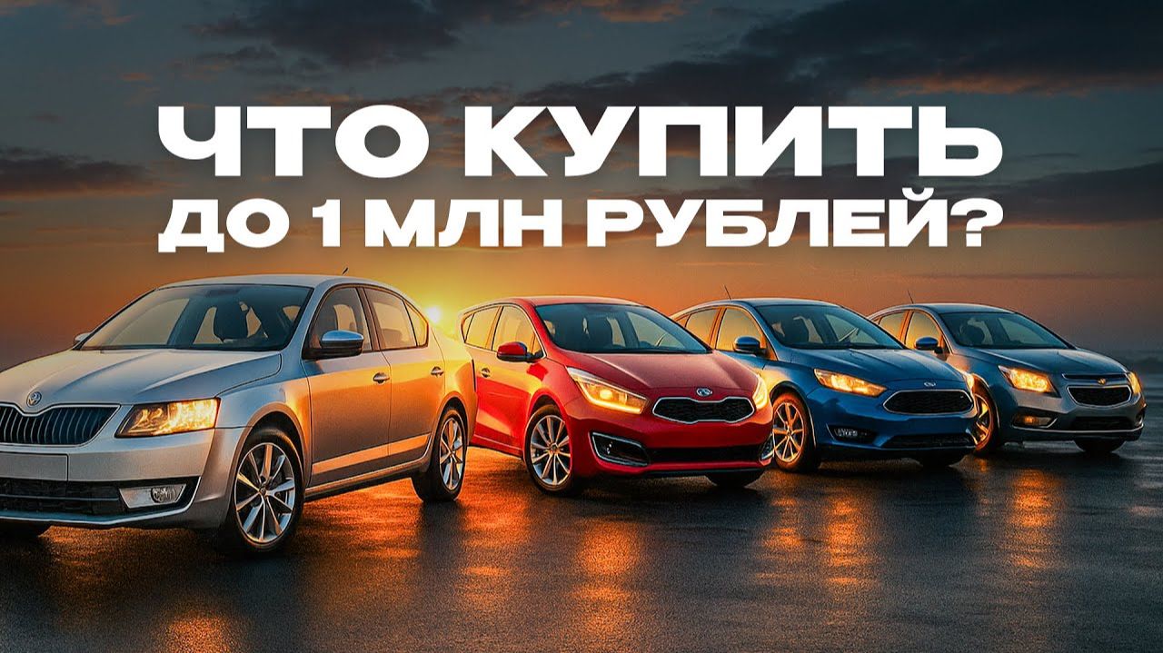 ТОП-5 авто до 1 миллиона в 2025. Что выбрать?