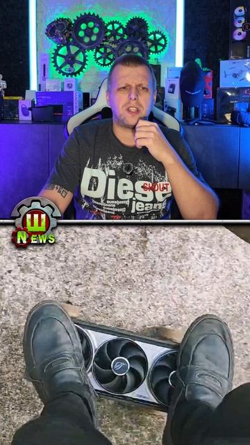 Скейтборд из видеокарты RTX 5080