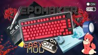 Epomaker QK81 + Akko Creamy Blue Pro V3 + PBT Keycaps + Easy Mod