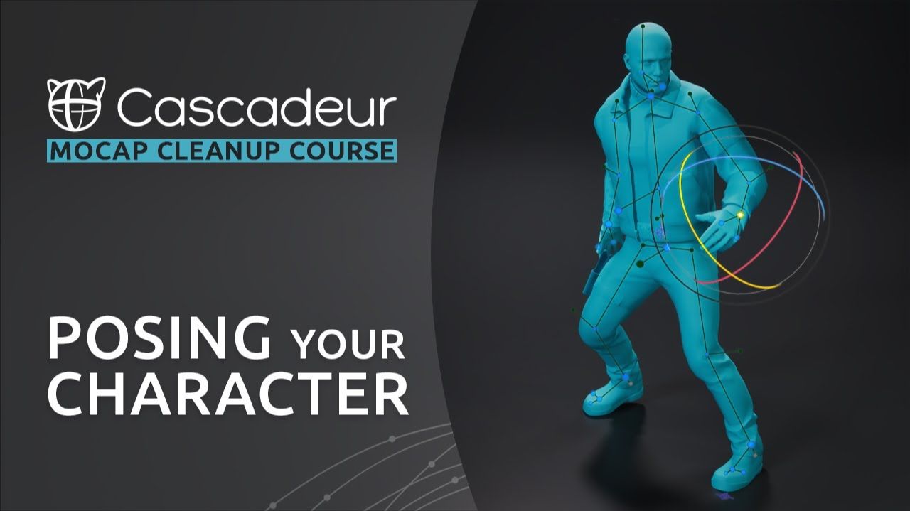 Типы контроллеров и позирование в Cascadeur | Мастер-класс по управлению персонажем
