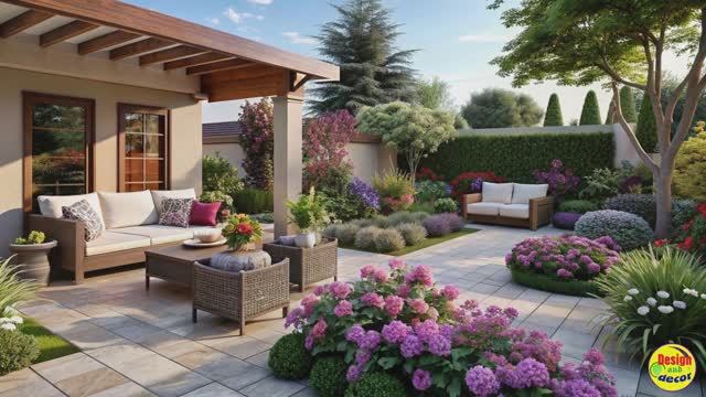 ПРЕВРАТИТЕ ВНУТРЕННИЙ ДВОРИК В ЦВЕТОЧНЫЙ РАЙ С ПОМОЩЬЮ КРЕАТИВНЫХ КЛУМБ