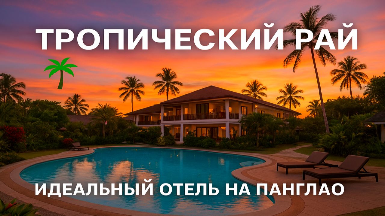 Отель мечты на Панглао — уют, бассейн и атмосфера тропического рая 🌴