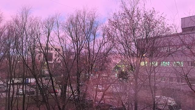 такой у нас рассвет утром был