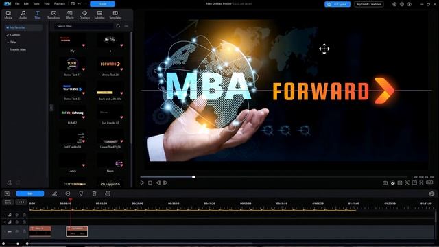 PowerDirector 25...- Советы по настройке заголовков, разработанных компанией Cyberlink