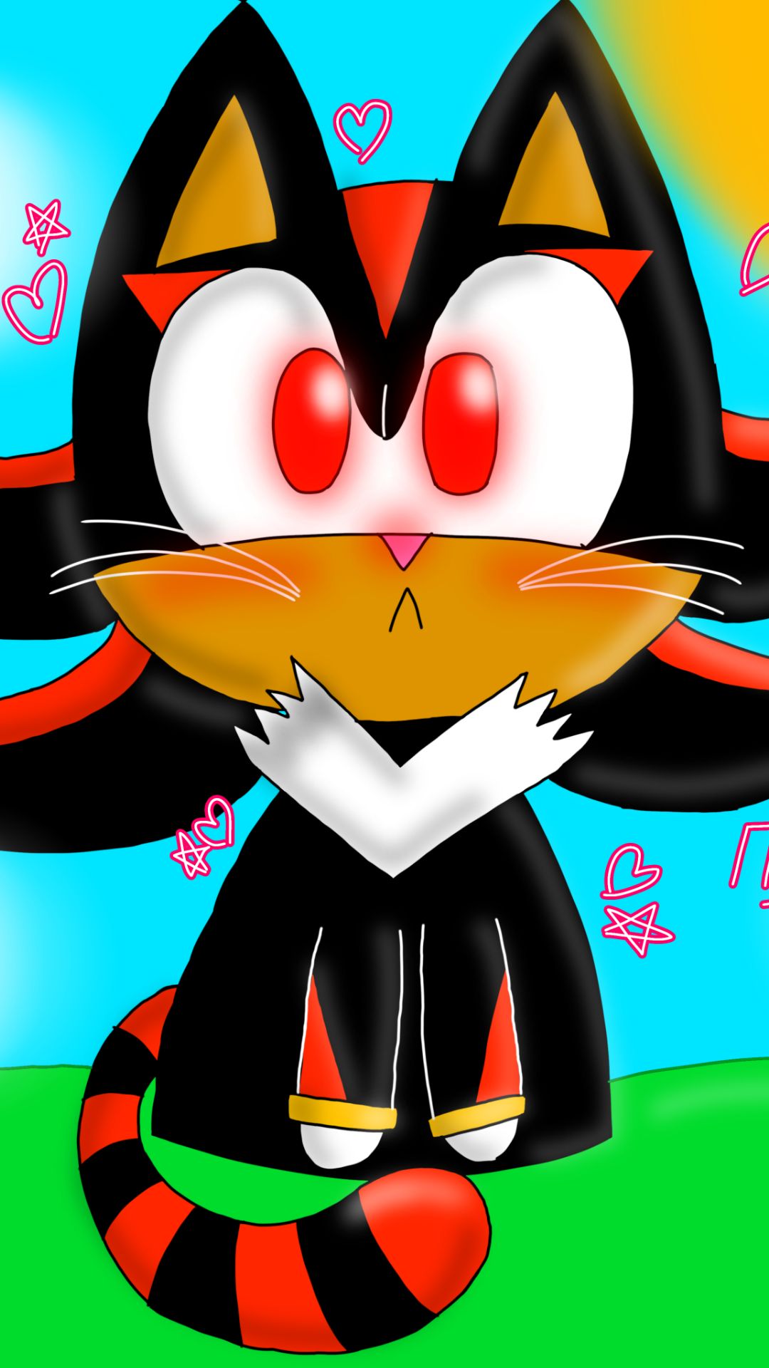 Я рисую кота Shadow!