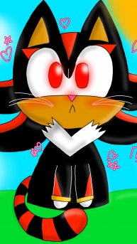 Я рисую кота Shadow!