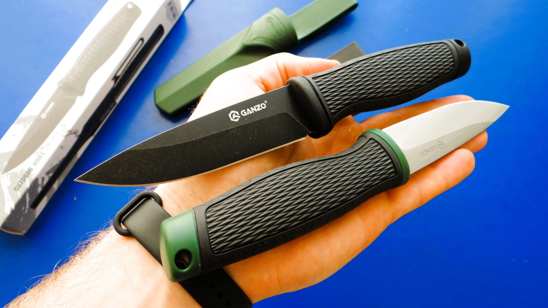 Черный при черный крутой доступный Нож Ganzo G806BW-BK