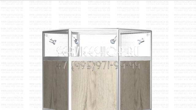 Прилавок демонстрационный из алюминиевого профиля