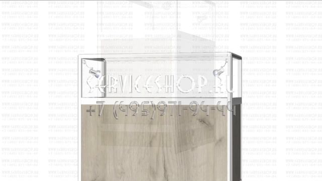 Застекленный прилавок для торговли