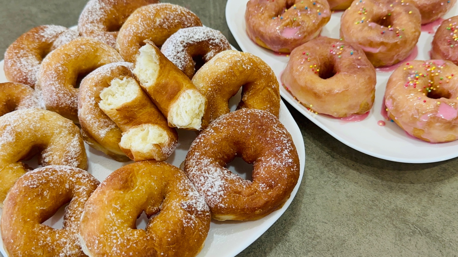 Пончики в домашних условиях на сковороде / Пышные пончики на дрожжах + рецепт теста на пончики
