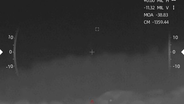 Выстрел на 1223m с тепловизора Lesnik 2 660 Pro .mp4