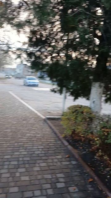 Знакомая улица ноябрьским деньком