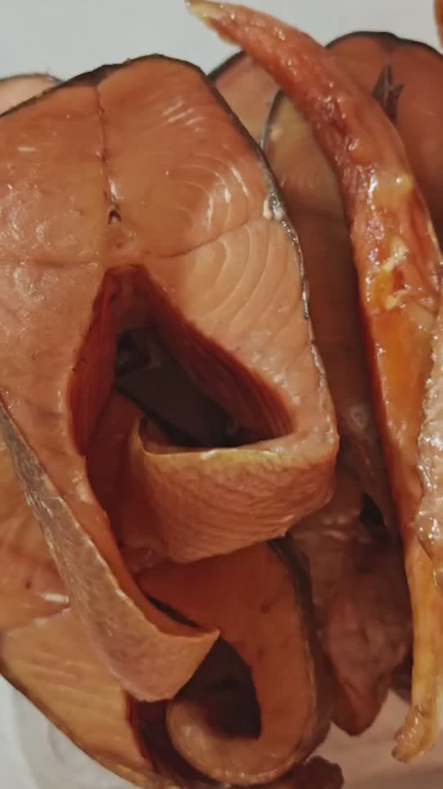 Много вкусной, красной рыбы 😍#кета #форель #горбуша