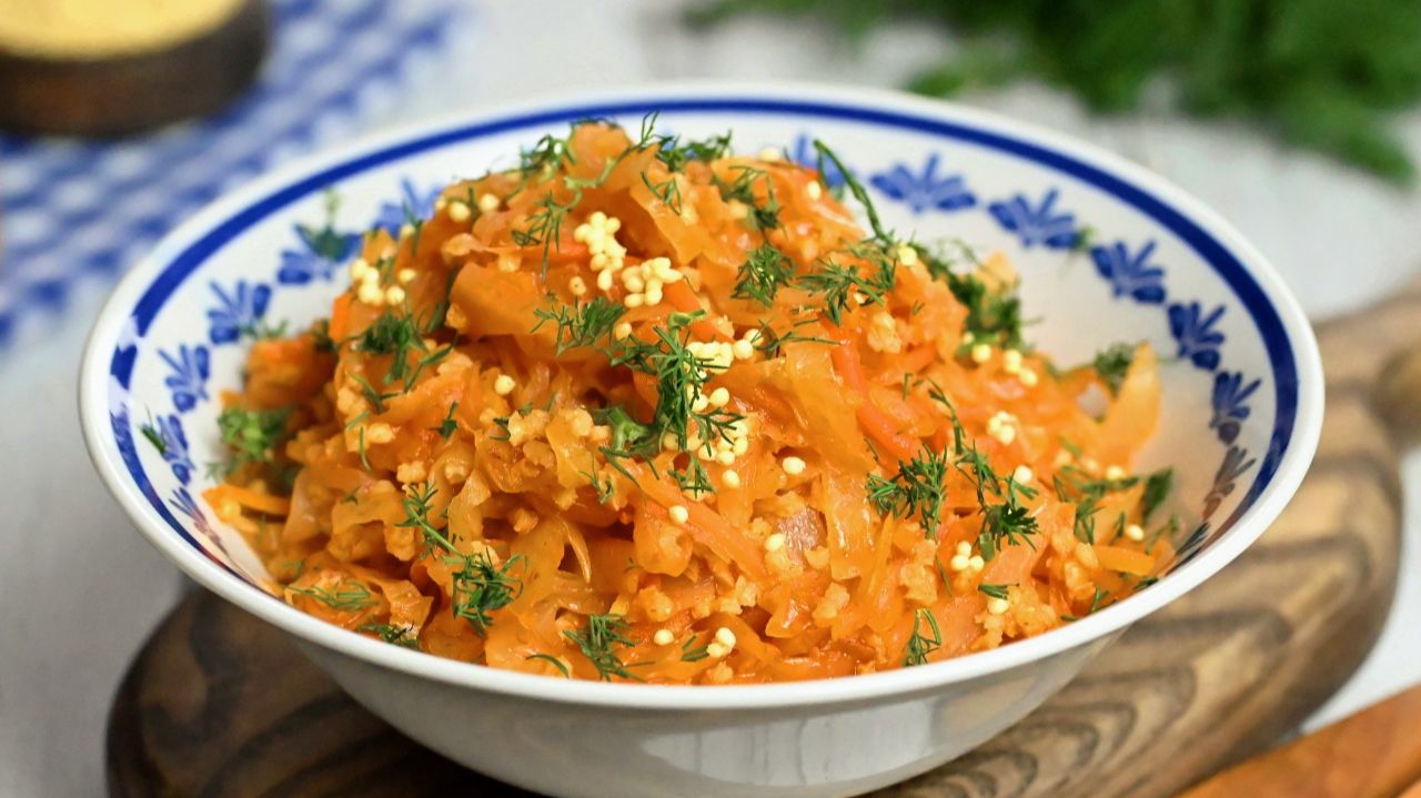 🔥 Капуста + пшено = гениально! Постное блюдо, от которого все в восторге