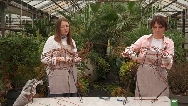 Мастер-класс. Плетение оленей из лозы