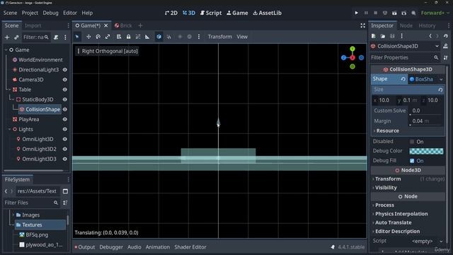 7 - Game 2 Jenga (sort of) - 11 - Falling Brick