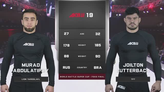 Final Murad Abdulatipov vs Joilton Lutterbach - ACBJJ 19