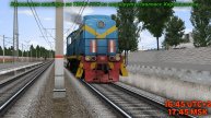 RTtainSim. Игра по сети на проекте RTSMP.ru. Выполняем манёвры на ТЭМ2-5052 на маршруте Павловск
