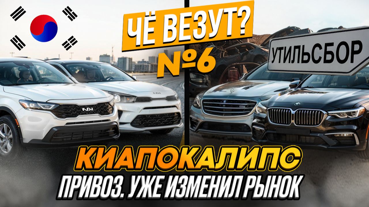 Чё везут из Кореи перед утильсбором? Доминирование KIA кроссоверов
