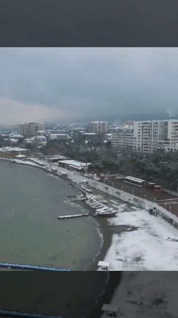 зима в Геленджике