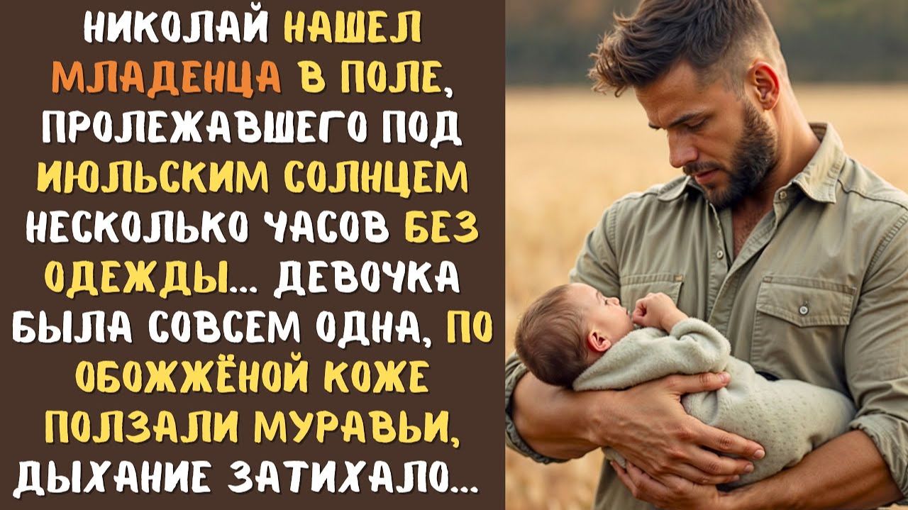 Николай нашел МЛАДЕНЦА в поле, брошенного без одежды под палящим летним солнцем... едва он взял её..