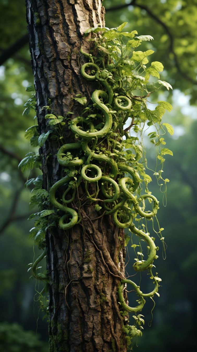 Омела белая-растение паразит.