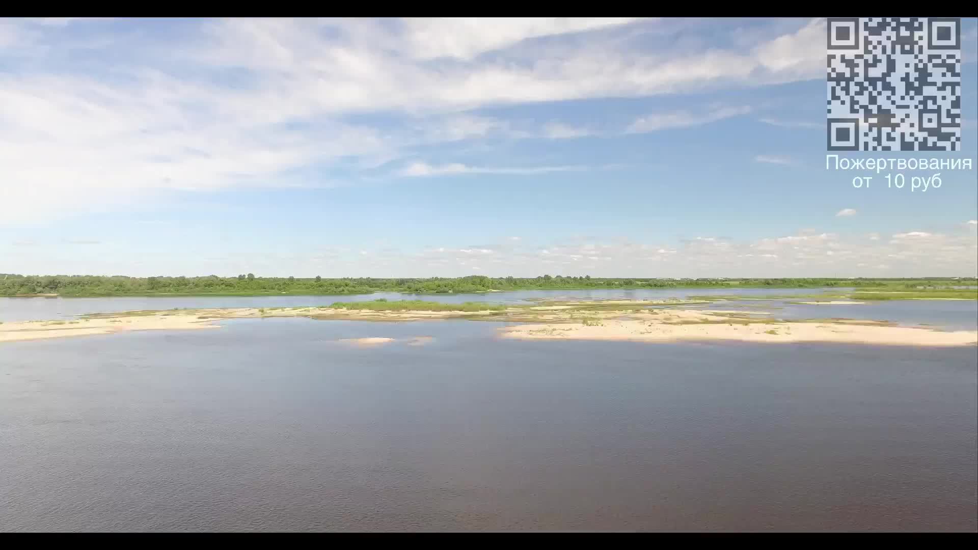 Песчаные острова России. Река Волга