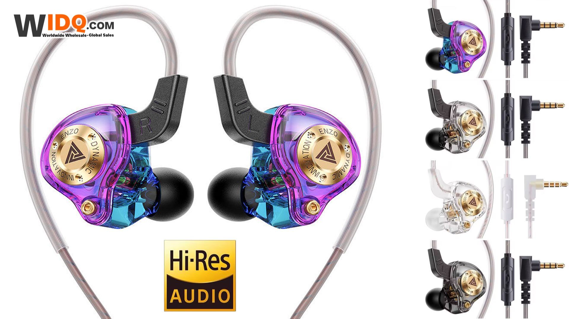 🎧 Проводные спортивные наушники QKZ ENZO — профессиональный звук Hi-Res! 🎵