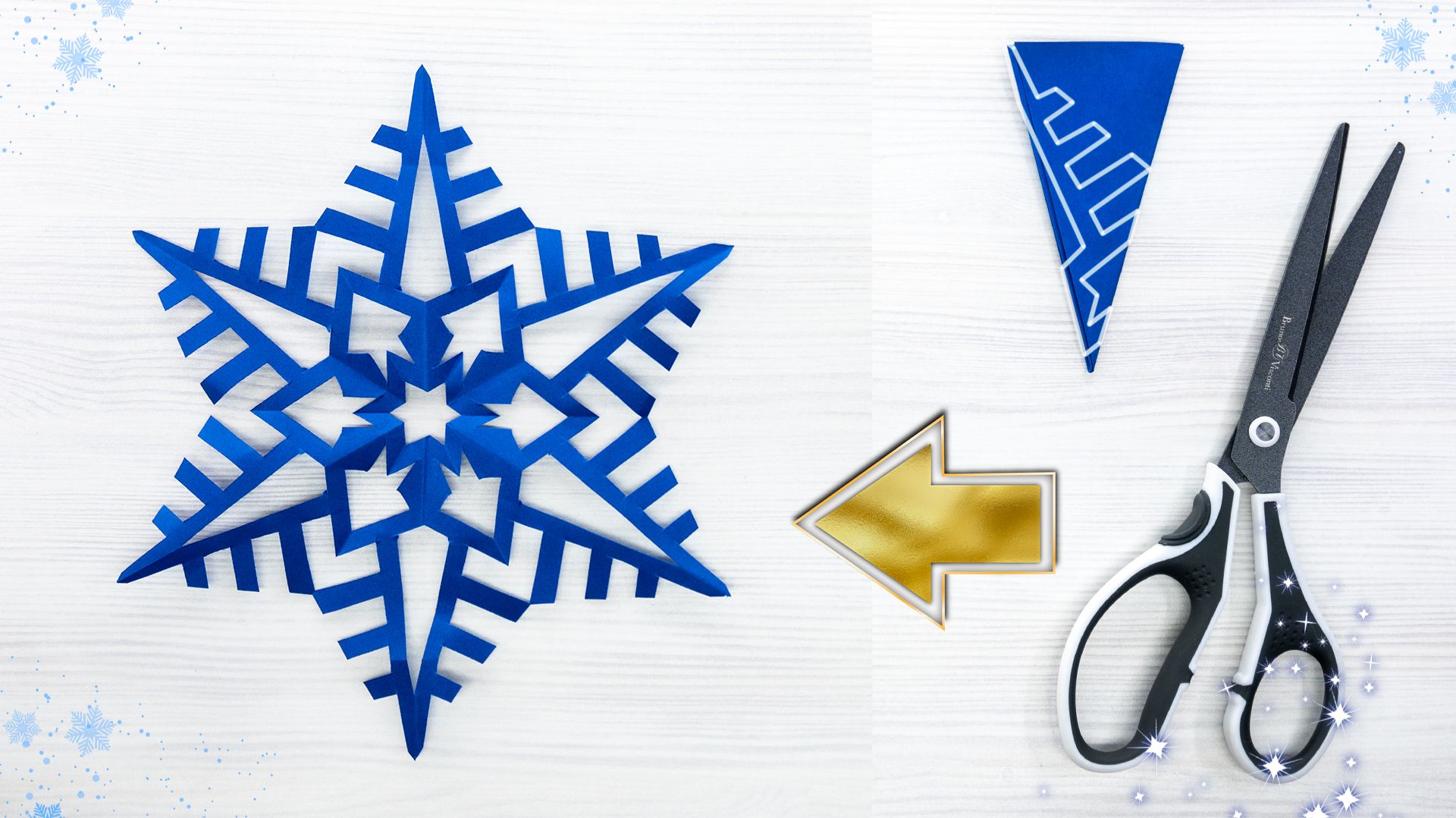 Зимний декор своими руками — потрясающая поделка снежинки из бумаги