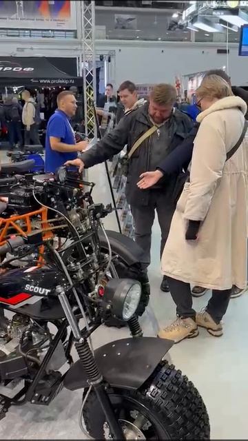 Ижтехмаш на выставке Мотозима.