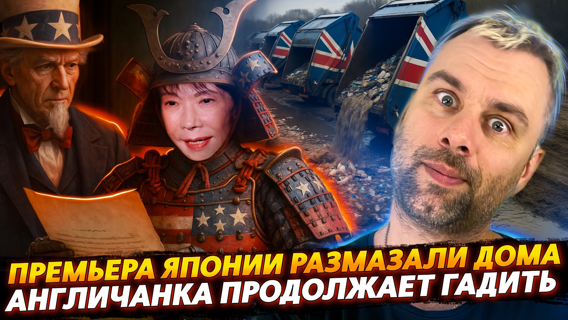 ПРЕМЬЕРА ЯПОНИИ РАЗМАЗАЛИ ДОМА | АНГЛИЧАНКА ПРОДОЛЖАЕТ ГАДИТЬ