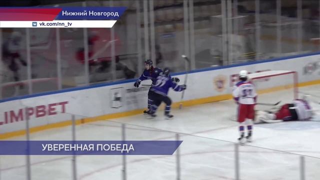 Хоккеисты нижегородской «Чайки» обыграли тульский «АКМ-Новомосковск» со счётом 5:2 в домашнем матче