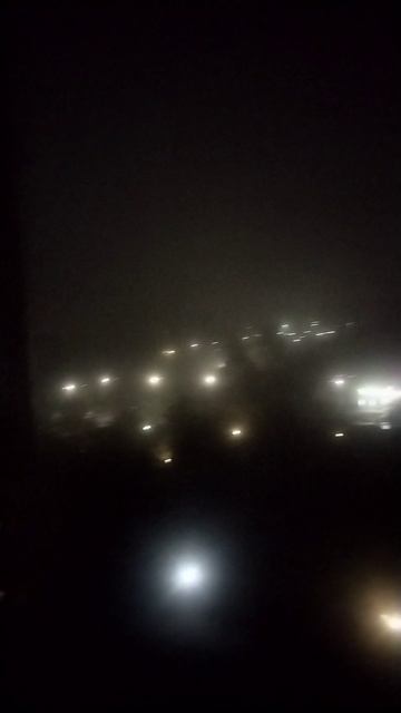 У нас Волгодонске туман ночью