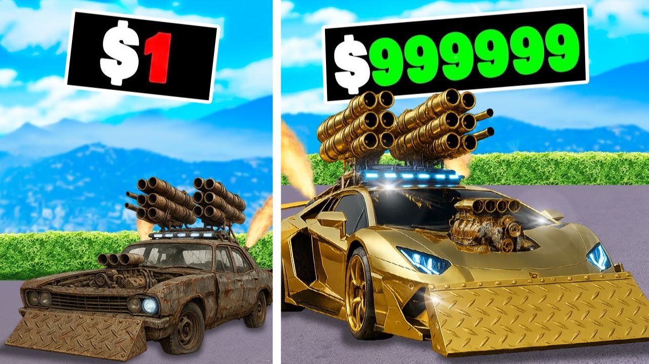 ПРОКАЧАЛ РАМПУ ЗА $1 ДО $1,000,000 В GTA 5