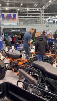 Ижтехмаш на выставке Мотозима.