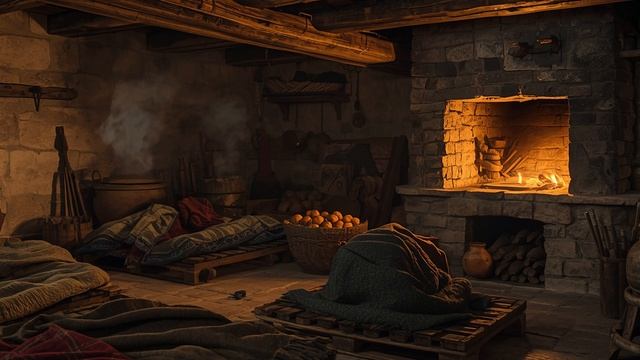 Ночь в замке.