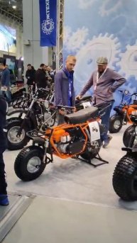 Ижтехмаш на выставке Мотозима.