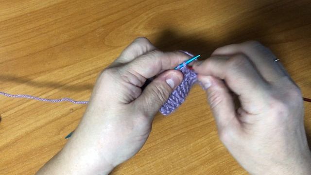 Идеальная резиночка спицами 1Х1