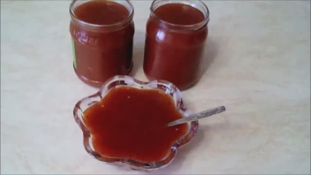 Домашний кетчуп .Томатный кетчуп.Рецепт кетчупа.Просто !!!!!!