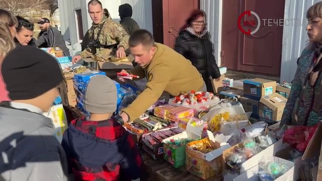 Волонтеры гуманитарного подразделения «Сплочение» провели в Первомайске гуманитарную акцию