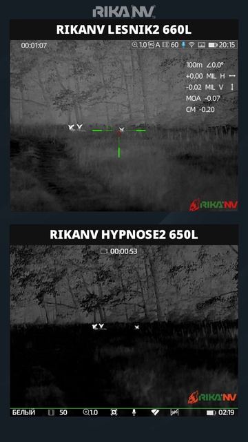 С помощью эффективного комбо из RikaNV Hypnose2 650L и RikaNV Lesnik2 650L добыли оленя