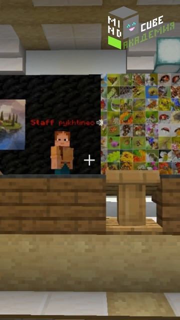 Мир насекомых | Лекция в Minecraft #майнкрафт #minecraftshorts #minecraft #насекомые #биология