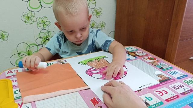 Аппликация для малышей