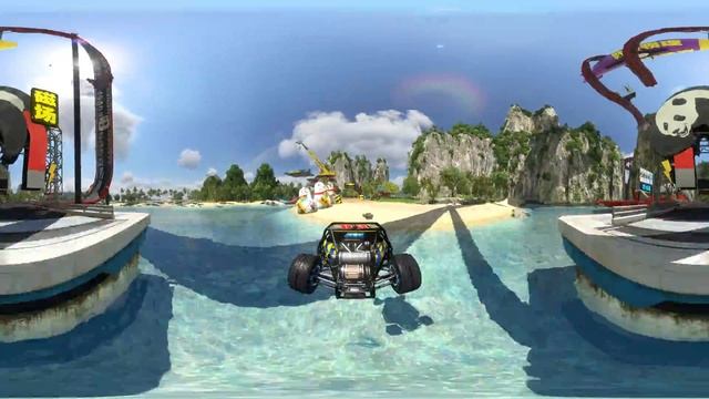 Trackmania Turbo - 360° demo – Lagoon Rollercoaster