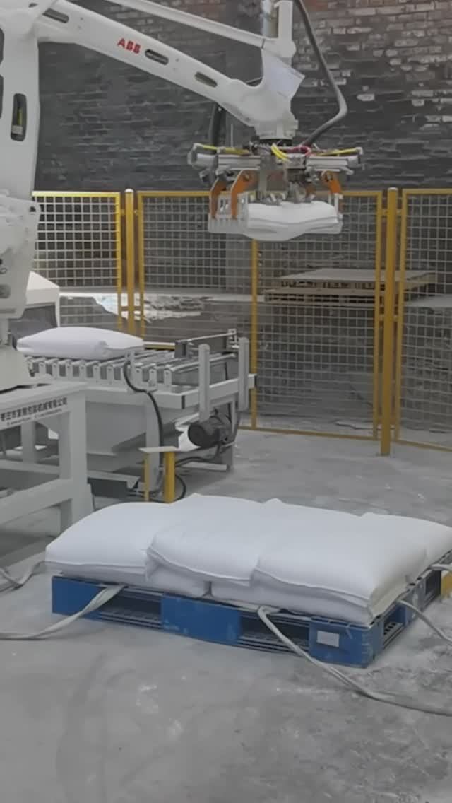 Паллетайзер (Робот-укладчик) - автоматизация паллетирования мешков