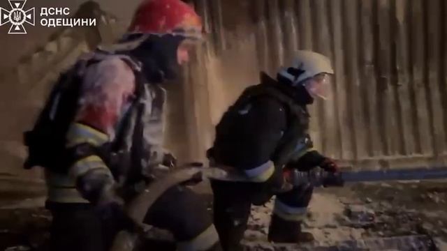 Вражеские кадры после обстрела.